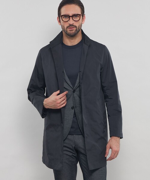 MACKINTOSH London ネイビー トレンチコート 42 セール 33%OFF】ウールカシミヤビーバートレンチコート