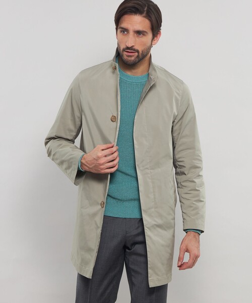 セール】【DUNFORD STAND COLLAR】ストレッチメモリーツイル