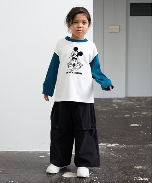 b・ROOM（ビールーム）の「【Disney】【カイテキ天竺】ミッキーマウス/スケボーTシャツ（Tシャツ/カットソー・キッズ・ブラック/レッド/ダークグリーン・130cm/110cm/120cm/100cm/140cm）」の12枚目の写真