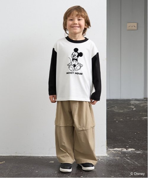 b・ROOM（ビールーム）の「【Disney】【カイテキ天竺】ミッキーマウス/スケボーTシャツ（Tシャツ/カットソー・キッズ・ブラック/レッド/ダークグリーン・130cm/110cm/120cm/100cm/140cm）」の14枚目の写真