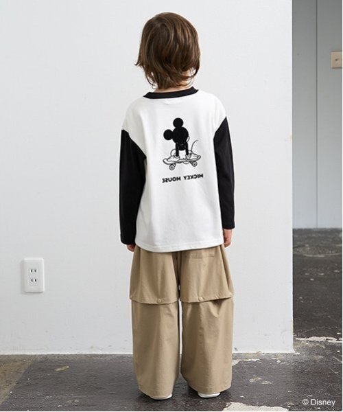 b・ROOM（ビールーム）の「【Disney】【カイテキ天竺】ミッキーマウス/スケボーTシャツ（Tシャツ/カットソー・キッズ・ブラック/レッド/ダークグリーン・130cm/110cm/120cm/100cm/140cm）」の15枚目の写真