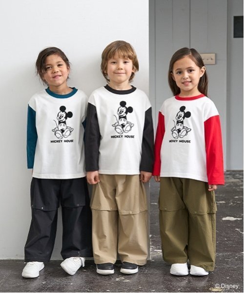 b・ROOM（ビールーム）の「【Disney】【カイテキ天竺】ミッキーマウス/スケボーTシャツ（Tシャツ/カットソー・キッズ・ブラック/レッド/ダークグリーン・130cm/110cm/120cm/100cm/140cm）」の16枚目の写真
