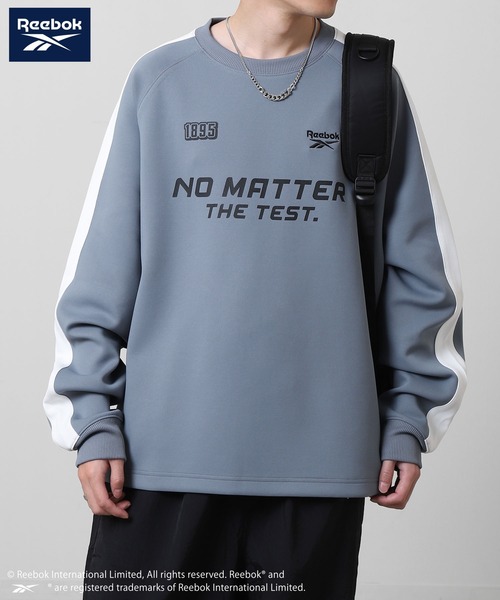 Reebok（リーボック）の「【REEBOK】 ロングスリーブ ゲーム ロゴ Tシャツ / 長袖 / ゲームシャツ（Tシャツ/カットソー・メンズ・ホワイト/ブラック/ブルーグレー・MEDIUM/LARGE）」の14枚目の写真