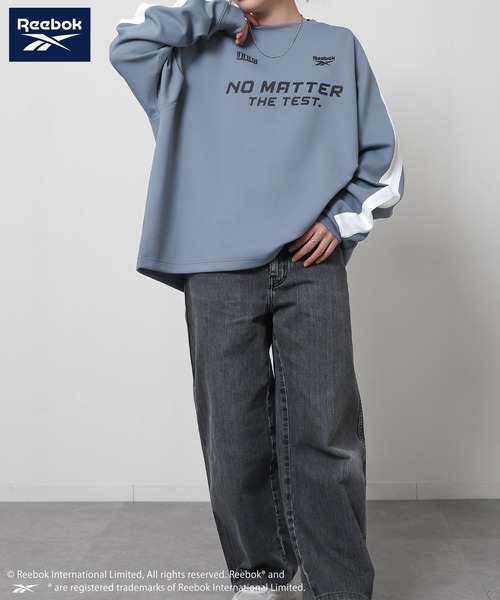 Reebok（リーボック）の「【REEBOK】 ロングスリーブ ゲーム ロゴ Tシャツ / 長袖 / ゲームシャツ（Tシャツ/カットソー・メンズ・ホワイト/ブラック/ブルーグレー・MEDIUM/LARGE）」の20枚目の写真