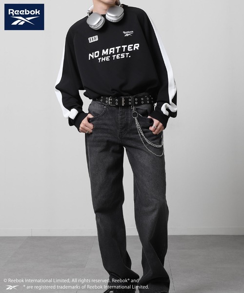 Reebok（リーボック）の「【REEBOK】 ロングスリーブ ゲーム ロゴ Tシャツ / 長袖 / ゲームシャツ（Tシャツ/カットソー・メンズ・ホワイト/ブラック/ブルーグレー・MEDIUM/LARGE）」の11枚目の写真