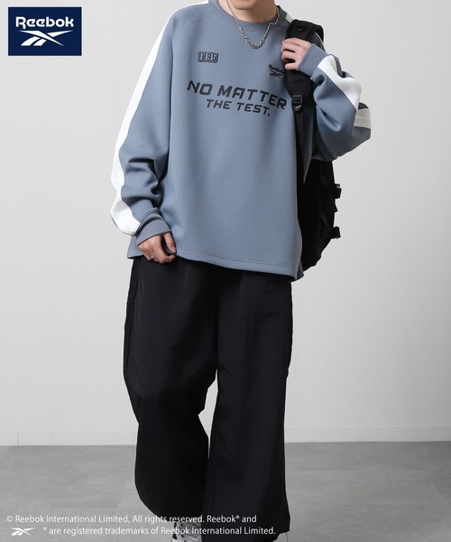 Reebok（リーボック）の「【REEBOK】 ロングスリーブ ゲーム ロゴ Tシャツ / 長袖 / ゲームシャツ（Tシャツ/カットソー・メンズ・ホワイト/ブラック/ブルーグレー・MEDIUM/LARGE）」の17枚目の写真
