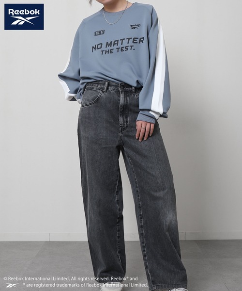 Reebok（リーボック）の「【REEBOK】 ロングスリーブ ゲーム ロゴ Tシャツ / 長袖 / ゲームシャツ（Tシャツ/カットソー・メンズ・ホワイト/ブラック/ブルーグレー・MEDIUM/LARGE）」の22枚目の写真