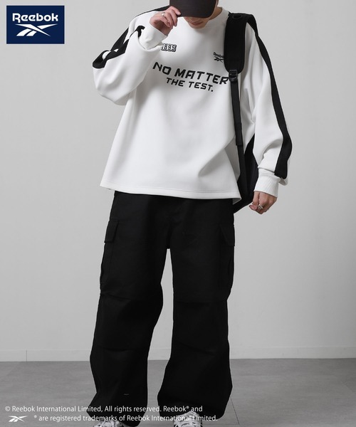 セール】【REEBOK】 ロングスリーブ ゲーム ロゴ Tシャツ / 長袖