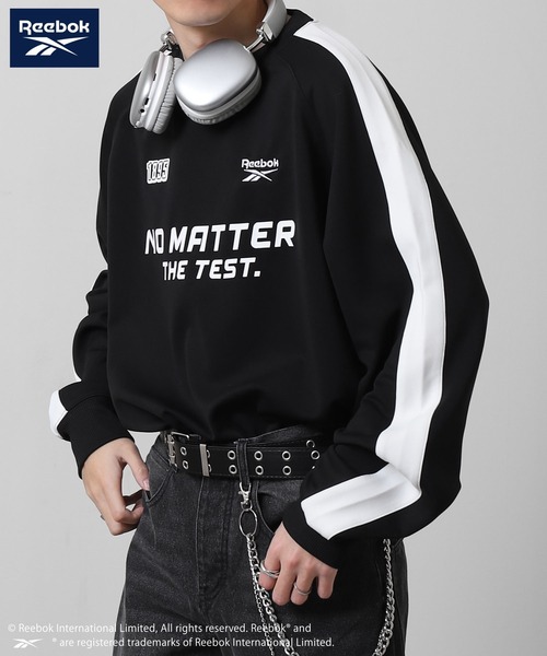 IVERSION Reebok ゲームシャツ REEBOK】 ロングスリーブ ゲーム ロゴ Tシャツ / 長袖 / ゲームシャツ