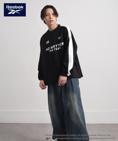 セール】【REEBOK】 ロングスリーブ ゲーム ロゴ Tシャツ / 長袖