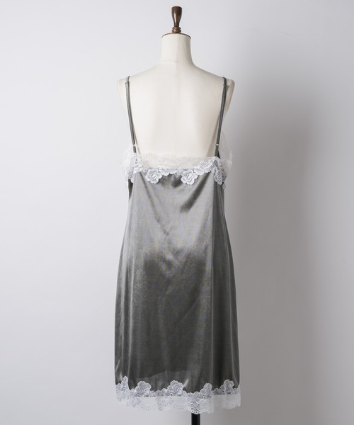 yae（ヤエ）の「Lace camisole dress / レースキャミソールドレス