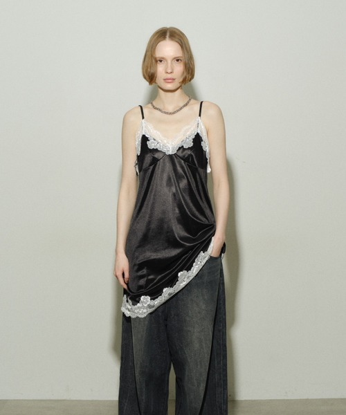 Lace camisole dress / レースキャミソールドレス（ワンピース