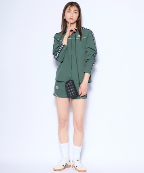 Kappa(カッパ)の「サイドテープシャツジャケット(その他アウター・レディース・ブラック/グリーン・MEDIUM/LARGE/X-LARGE)」の8枚目の写真