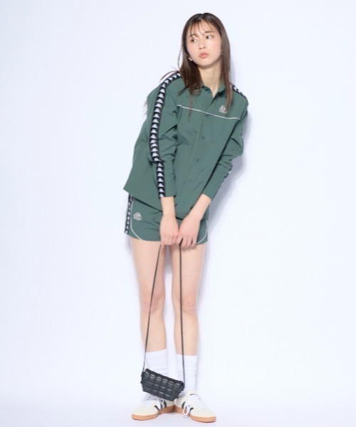 Kappa(カッパ)の「サイドテープシャツジャケット(その他アウター・レディース・ブラック/グリーン・MEDIUM/LARGE/X-LARGE)」の9枚目の写真