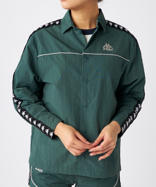 Kappa(カッパ)の「サイドテープシャツジャケット(その他アウター・レディース・ブラック/グリーン・MEDIUM/LARGE/X-LARGE)」の13枚目の写真