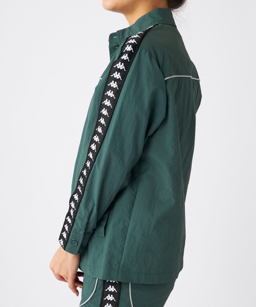 Kappa(カッパ)の「サイドテープシャツジャケット(その他アウター・レディース・ブラック/グリーン・MEDIUM/LARGE/X-LARGE)」の14枚目の写真