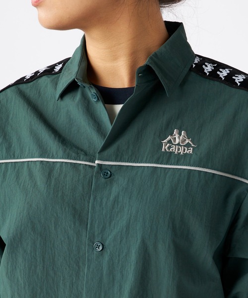 Kappa(カッパ)の「サイドテープシャツジャケット(その他アウター・レディース・ブラック/グリーン・MEDIUM/LARGE/X-LARGE)」の16枚目の写真