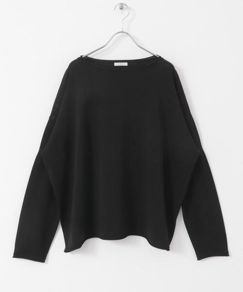 ITEMS URBANRESEARCH(アイテムズ アーバンリサーチ)の「ボートネックルーズニット(ニット/セーター・レディース・ブラック/ブルー/グレー系その他・FREE)」の13枚目の写真