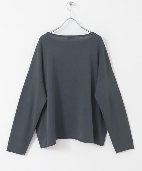 ITEMS URBANRESEARCH(アイテムズ アーバンリサーチ)の「ボートネックルーズニット(ニット/セーター・レディース・ブラック/ブルー/グレー系その他・FREE)」の21枚目の写真