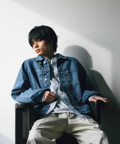 URBAN RESEARCH DOORS（アーバンリサーチドアーズ）の「USED 13.3oz デニムジャケット（デニムジャケット・メンズ・ブラック系その他/ブルー系その他・MEDIUM/LARGE）」の11枚目の写真