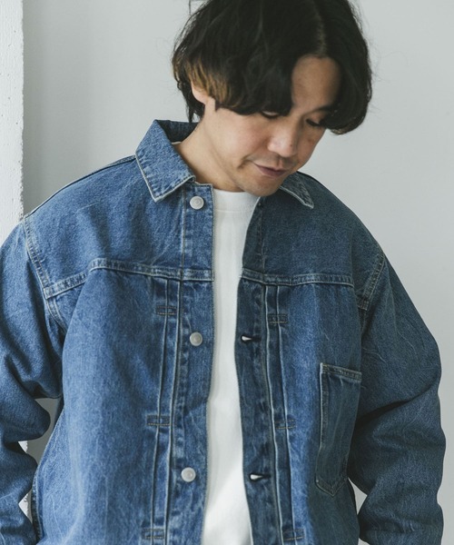 URBAN RESEARCH DOORS（アーバンリサーチドアーズ）の「USED 13.3oz デニムジャケット（デニムジャケット・メンズ・ブラック系その他/ブルー系その他・MEDIUM/LARGE）」の15枚目の写真