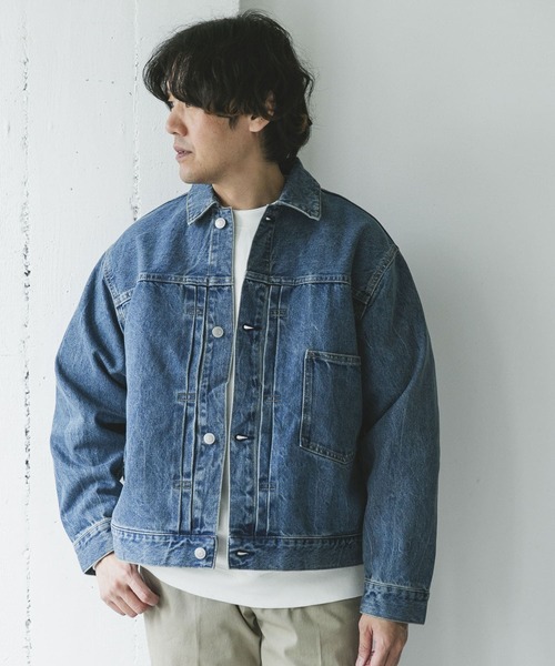 URBAN RESEARCH DOORS（アーバンリサーチドアーズ）の「USED 13.3oz デニムジャケット（デニムジャケット・メンズ・ブラック系その他/ブルー系その他・MEDIUM/LARGE）」の18枚目の写真