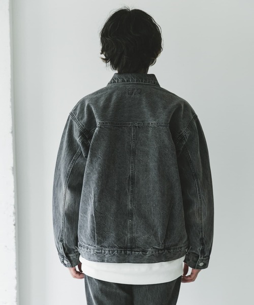 FOG ESSENTIALS ダークグレー デニムジャケット XL