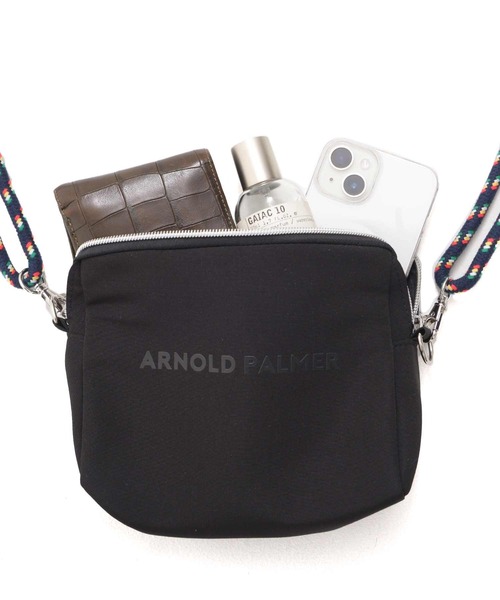 Arnold Palmer(アーノルドパーマー)の「パーマー ミックスコード シェア ミニ ショルダーバッグ(ショルダーバッグ・レディース・ブラック/ベージュ・F)」の19枚目の写真