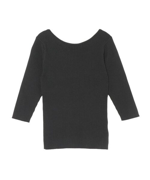 LAGUNAMOON（ラグナムーン）の「シルクブレンド2WAYニットプルオーバー（ニット/セーター・レディース・ブラック/イエロー/ライトグリーン・FREE）」の16枚目の写真