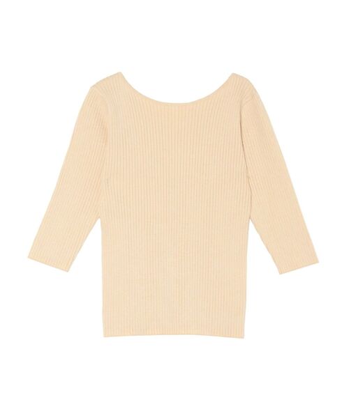 LAGUNAMOON（ラグナムーン）の「シルクブレンド2WAYニットプルオーバー（ニット/セーター・レディース・ブラック/イエロー/ライトグリーン・FREE）」の17枚目の写真