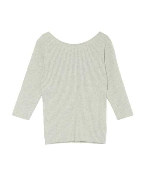 LAGUNAMOON（ラグナムーン）の「シルクブレンド2WAYニットプルオーバー（ニット/セーター・レディース・ブラック/イエロー/ライトグリーン・FREE）」の18枚目の写真