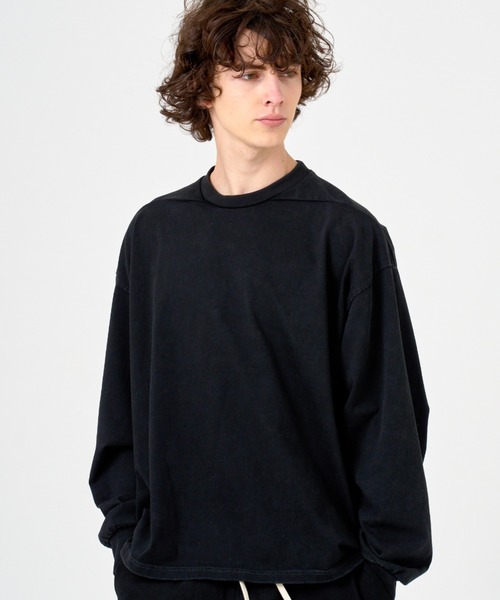 ANDRAP(アンドラップ)の「ANDRAP/アンドラップ/L/S TEE/ロングスリーブTシャツ(Tシャツ/カットソー・メンズ・グレー/ブラック/ホワイト・M/L/XL)」の3枚目の写真