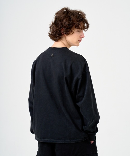 ANDRAP(アンドラップ)の「ANDRAP/アンドラップ/L/S TEE/ロングスリーブTシャツ(Tシャツ/カットソー・メンズ・グレー/ブラック/ホワイト・M/L/XL)」の7枚目の写真