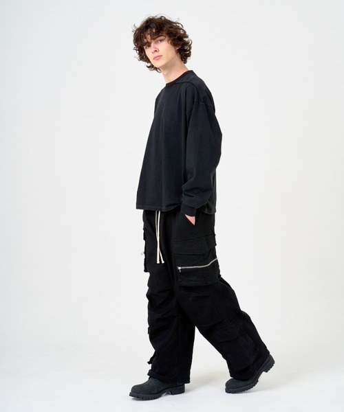 ANDRAP(アンドラップ)の「ANDRAP/アンドラップ/L/S TEE/ロングスリーブTシャツ(Tシャツ/カットソー・メンズ・グレー/ブラック/ホワイト・M/L/XL)」の10枚目の写真