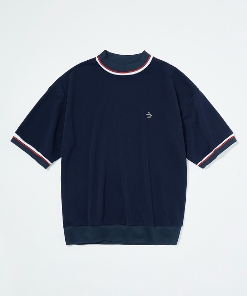 Penguin by Munsingwear（ペンギン バイ マンシングウェア）の「60’ S Mock neck shirt（Tシャツ/カットソー・メンズ・ブラック/ネイビー/ホワイト・M/L/XL）」の3枚目の写真