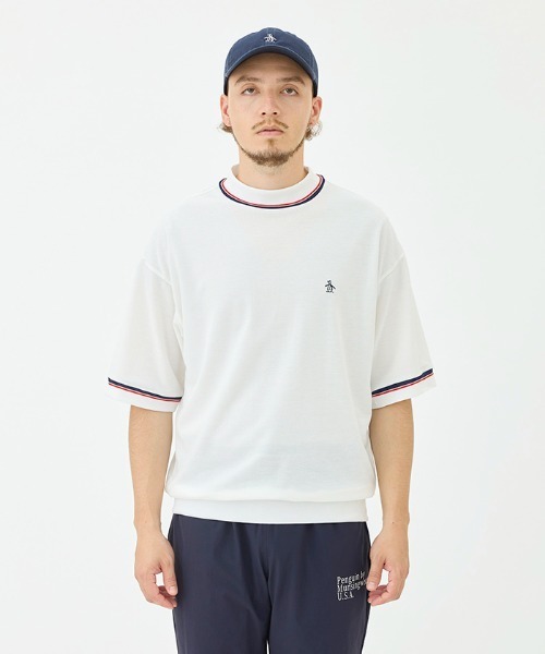 Penguin by Munsingwear（ペンギン バイ マンシングウェア）の「60’ S Mock neck shirt（Tシャツ/カットソー・メンズ・ブラック/ネイビー/ホワイト・M/L/XL）」の21枚目の写真