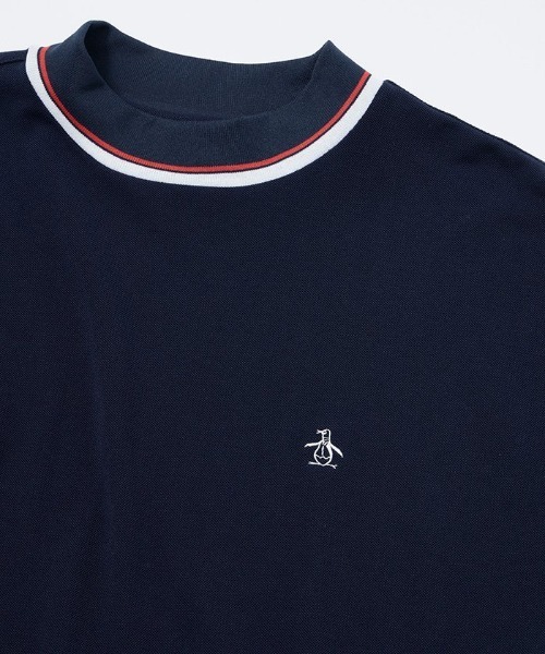 Penguin by Munsingwear（ペンギン バイ マンシングウェア）の「60’ S Mock neck shirt（Tシャツ/カットソー・メンズ・ブラック/ネイビー/ホワイト・M/L/XL）」の5枚目の写真