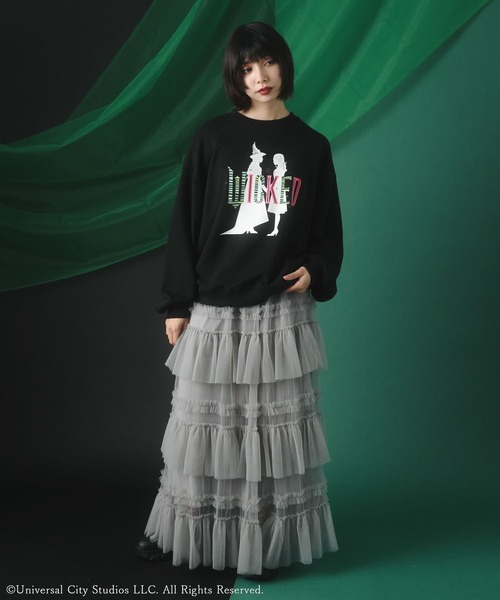 Green Parks WICKED 刺繍 スウェット トレーナー 完売品 セール】□WICKED シルエットptスウェット（スウェット）｜Green