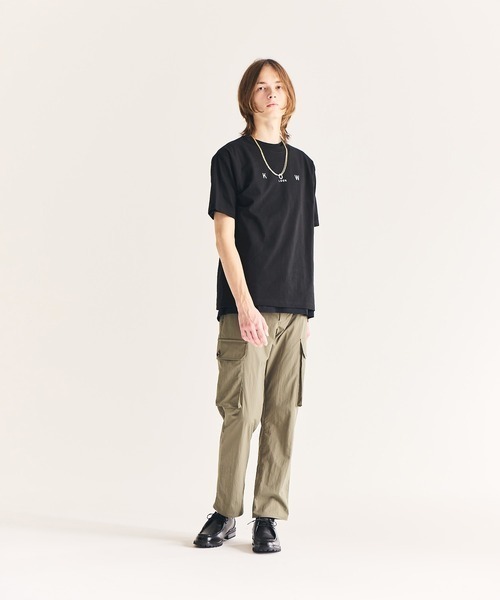FACTOTUM（ファクトタム）の「【FACTOTUM】KOWLOON S/S P-T（Tシャツ/カットソー・メンズ・ホワイト/ブラック・46/48）」の8枚目の写真