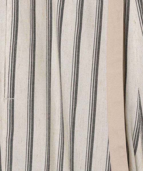 AMERICAN RAG CIE（アメリカンラグシー）の「【AMERICAN RAG CIE】ストライプイージーパンツ（MEN)（その他パンツ・メンズ・ナチュラル/ブラック・LARGE/MEDIUM）」の7枚目の写真