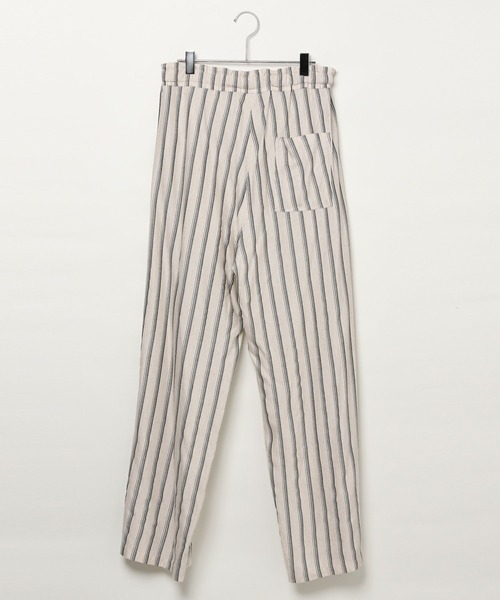AMERICAN RAG CIE（アメリカンラグシー）の「【AMERICAN RAG CIE】ストライプイージーパンツ（MEN)（その他パンツ・メンズ・ナチュラル/ブラック・LARGE/MEDIUM）」の9枚目の写真