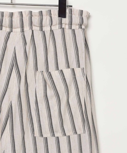AMERICAN RAG CIE（アメリカンラグシー）の「【AMERICAN RAG CIE】ストライプイージーパンツ（MEN)（その他パンツ・メンズ・ナチュラル/ブラック・LARGE/MEDIUM）」の11枚目の写真