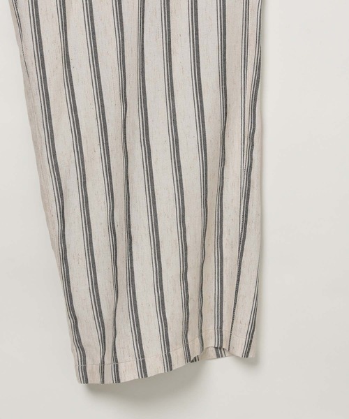 AMERICAN RAG CIE（アメリカンラグシー）の「【AMERICAN RAG CIE】ストライプイージーパンツ（MEN)（その他パンツ・メンズ・ナチュラル/ブラック・LARGE/MEDIUM）」の12枚目の写真