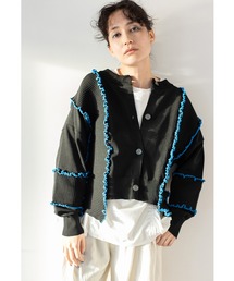 OSMOSIS | 2WAYメローステッチニットカーディガン(カーディガン/ボレロ)