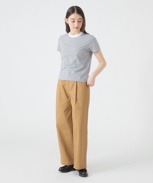 セール】ORCIVAL / ボーダー クルーネック Tシャツ（Tシャツ