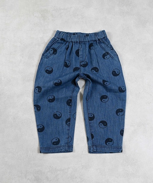 セール】YING-YANG(イン・ヤン) デニムタックイージーパンツ（デニム