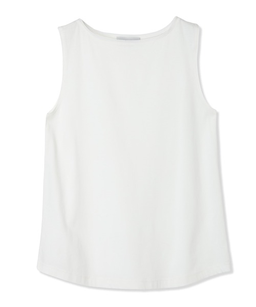 LE SOUK HOLIDAY(ルスークホリデー)の「ベーシックタンクトップ【接触冷感・吸水速乾】(Tシャツ/カットソー・レディース・チャコールグレー/オフホワイト/ブラック/オレンジ・M/L)」の14枚目の写真