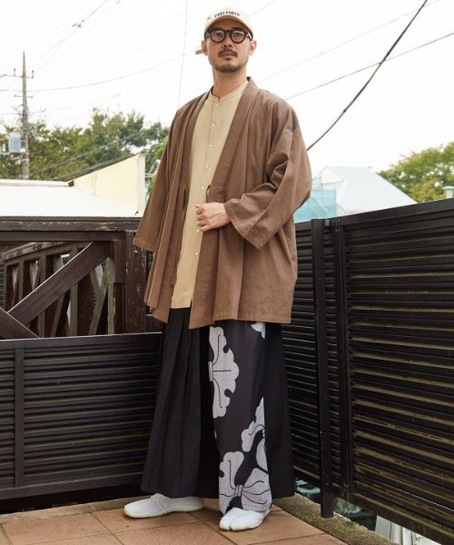 倭物やカヤ（ワモノヤカヤ）の「【倭物やカヤ】紋どりメンズパンツ（その他パンツ・メンズ・アッシュグレー/スミクロ・FREE）」の9枚目の写真