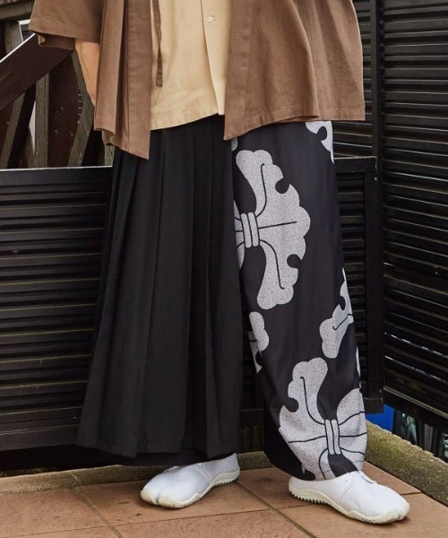 倭物やカヤ（ワモノヤカヤ）の「【倭物やカヤ】紋どりメンズパンツ（その他パンツ・メンズ・アッシュグレー/スミクロ・FREE）」の8枚目の写真