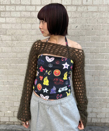 tシャツ 「P.A.M/パム」FRACTAL MESH TOP - COCO STAR 3835-AOP レディース P.A.M. tシャツ 「P.A.M/パム」FRACTAL MESH TOP - COCO STAR